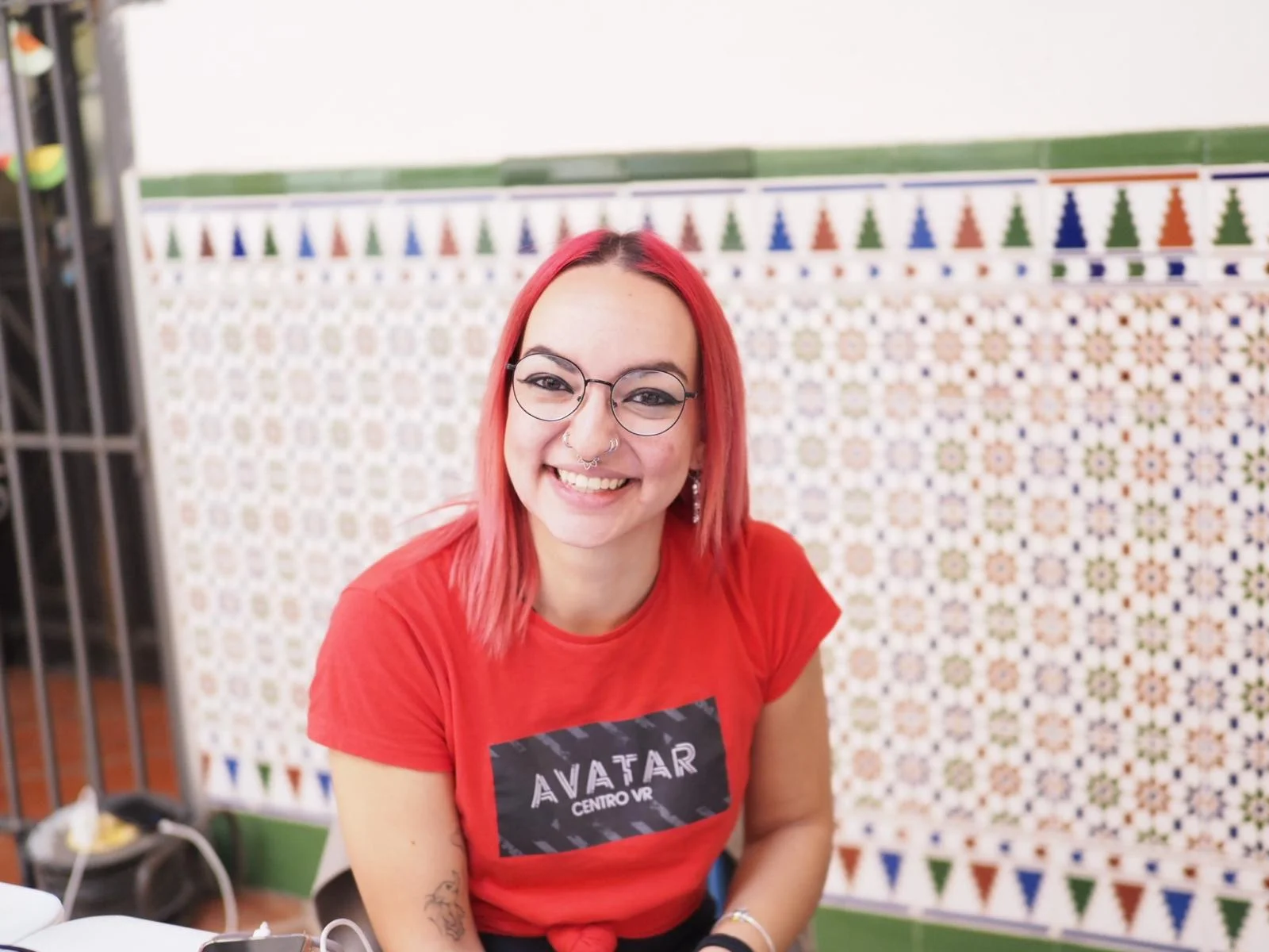 Stand de Avatar Centro VR, de realidad virtual