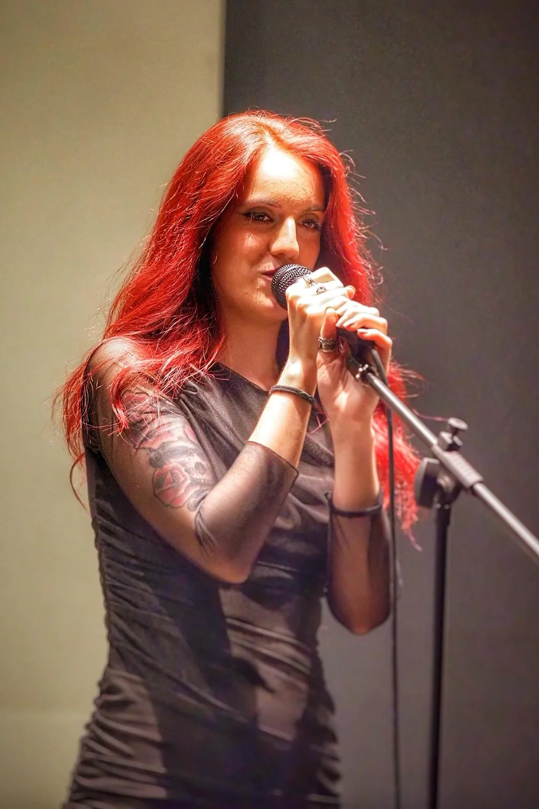 La cantante Eloisa de Castro durante su concierto de filometal